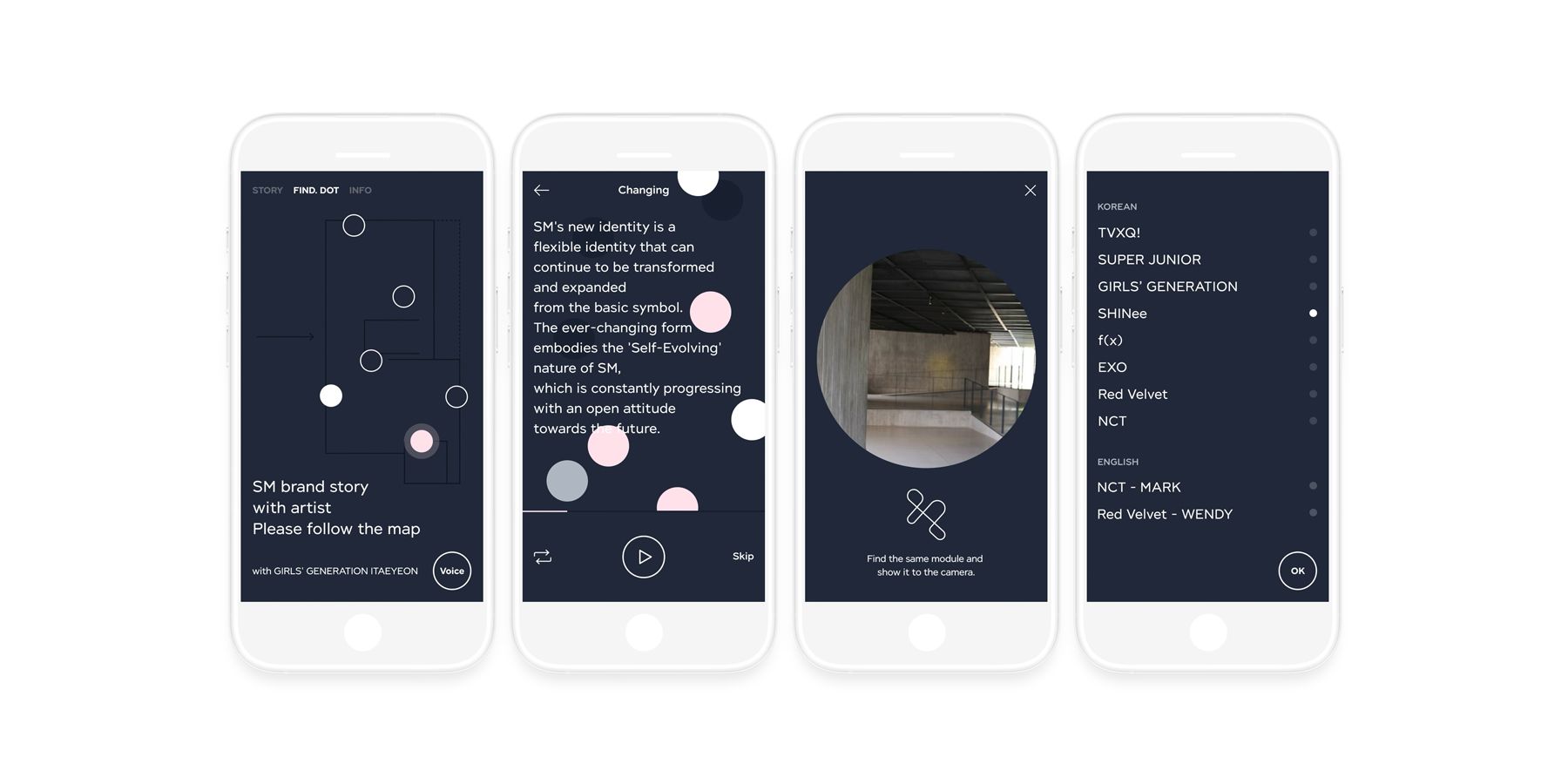 SM Town Experience App.