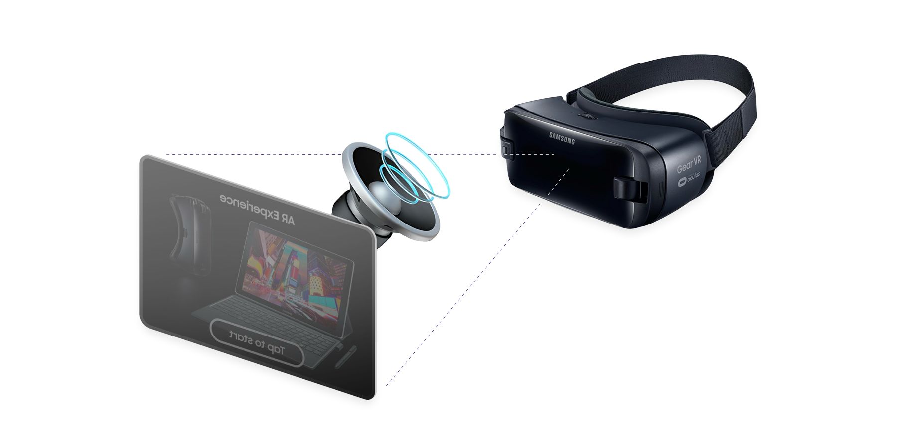 Galaxy Gear VR with Graphic Marker-Based Interaction